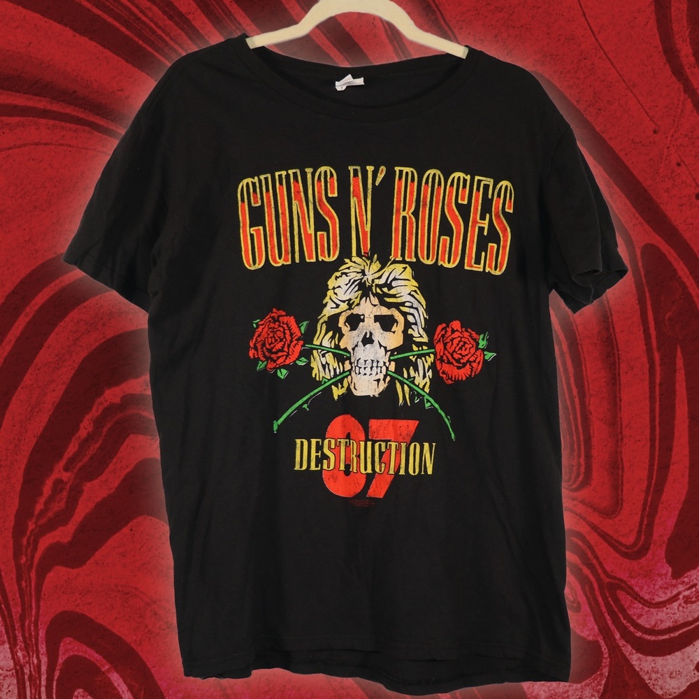 Guns and Roses UK Tour 1987 Vintage Band Tee